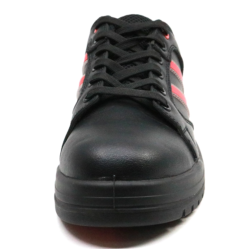 China SMR02 Black oil resistant composite toe anti static fashionable safety shoes sport manufacturer