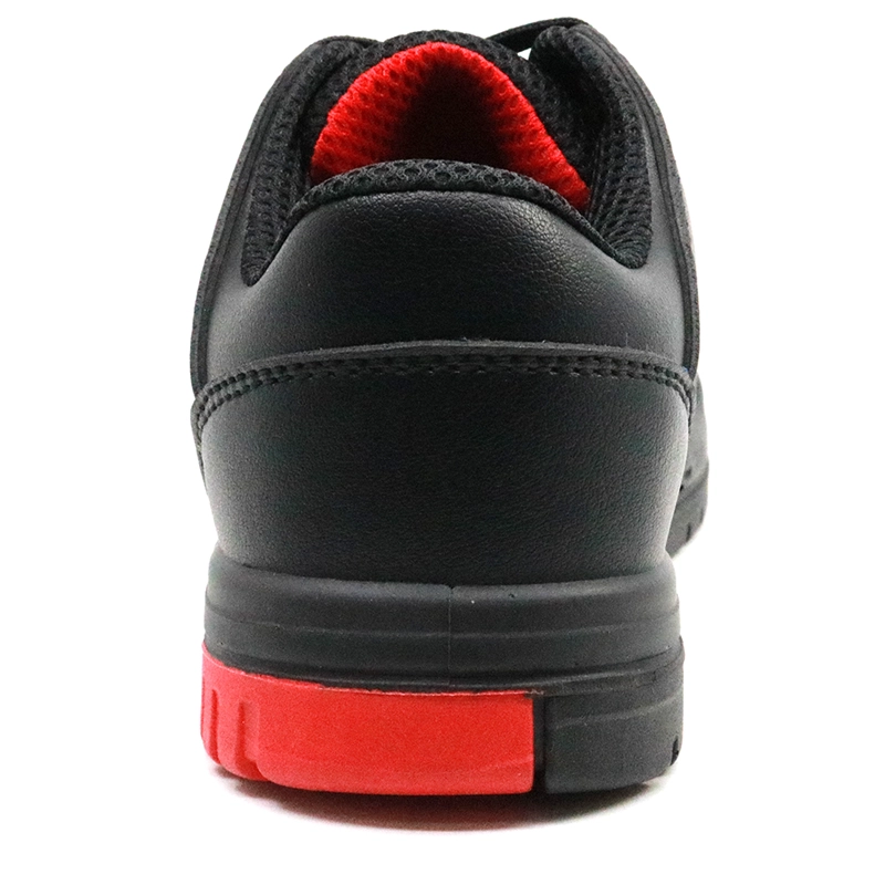 China SMR02 Black oil resistant composite toe anti static fashionable safety shoes sport manufacturer