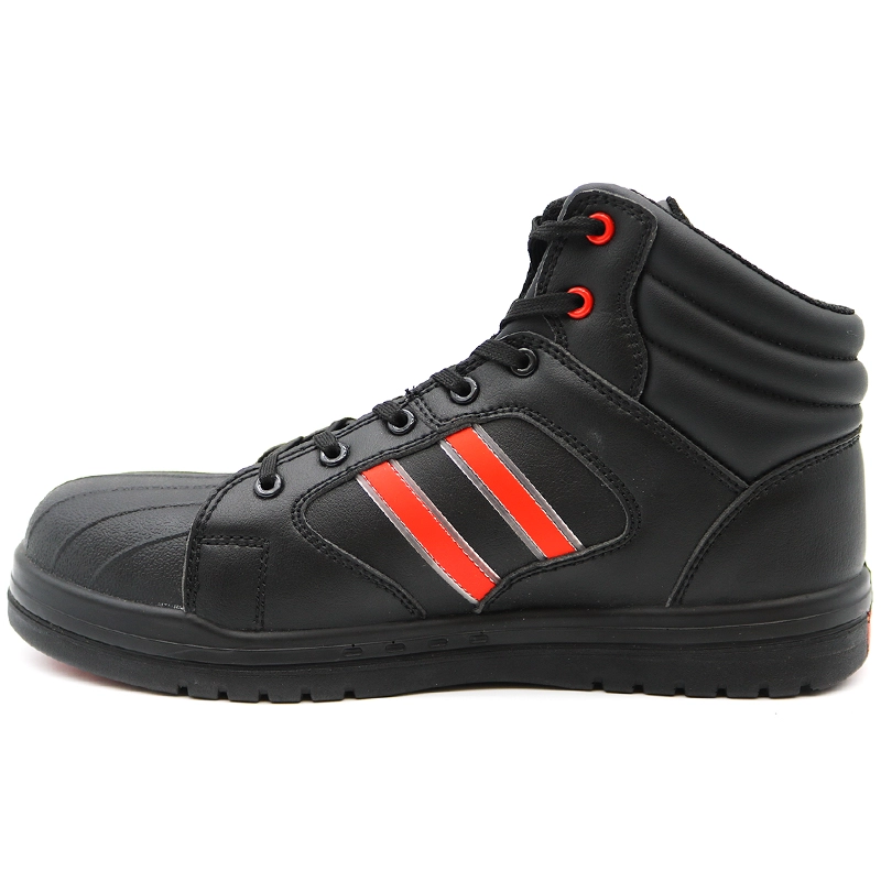 China SMR02H Black anti slip composite toe puncture proof sport safety board shoes to work manufacturer