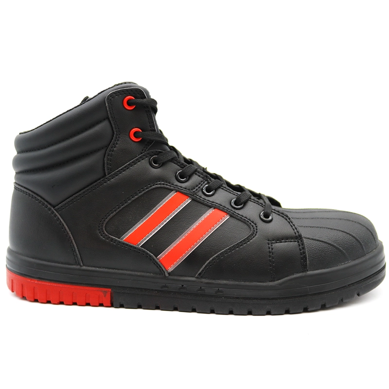 China SMR02H Black anti slip composite toe puncture proof sport safety board shoes to work manufacturer