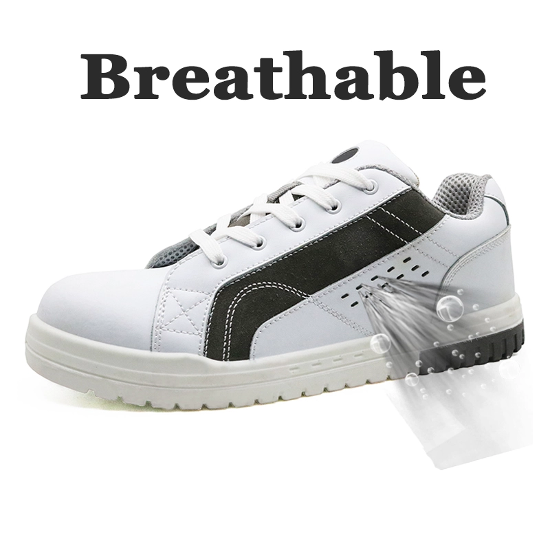 China SMR03 White oil slip resistant anti static breathable casual sport shoes safety manufacturer