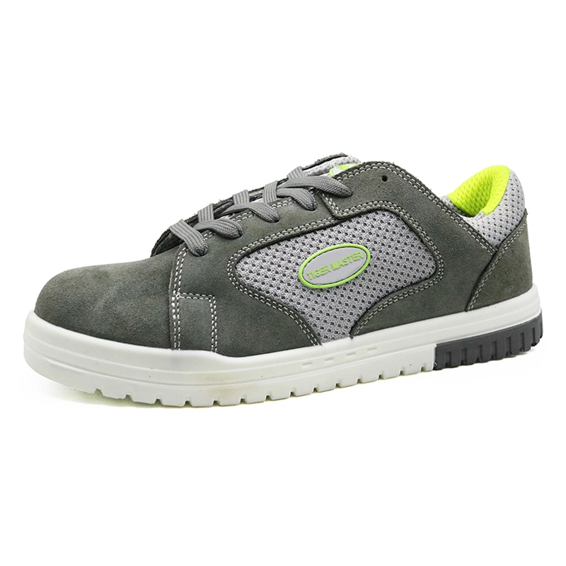 China SMR05 Slip resistant metal free fiberglass toe fashion sporty safety shoes manufacturer