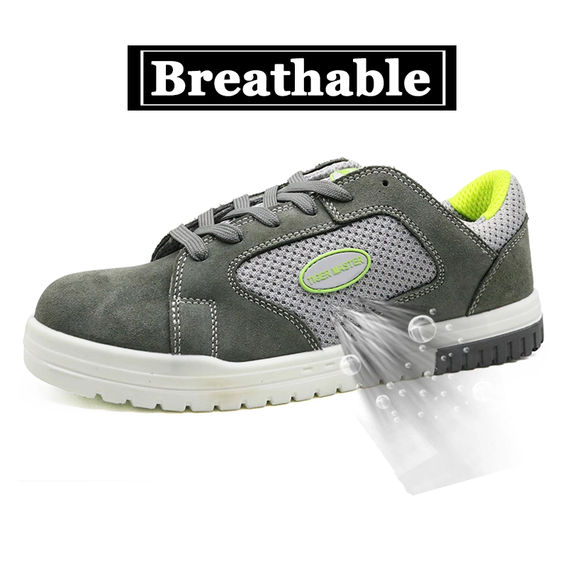 China SMR05 Slip resistant metal free fiberglass toe fashion sporty safety shoes manufacturer