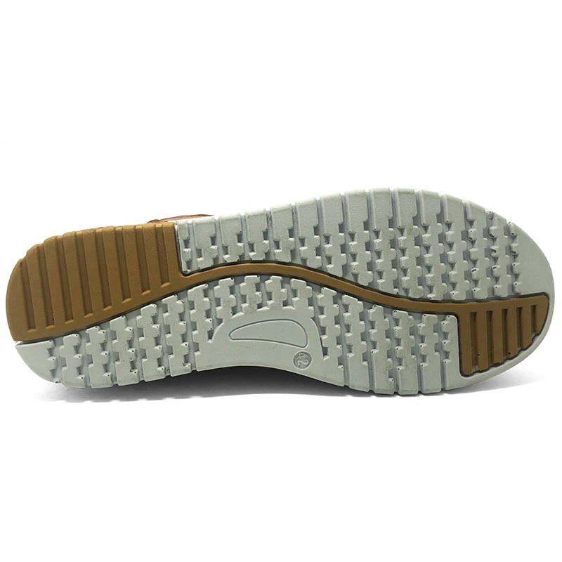 China SMR11 Brown anti slip CE composite toe puncture proof metal free work shoes safety manufacturer