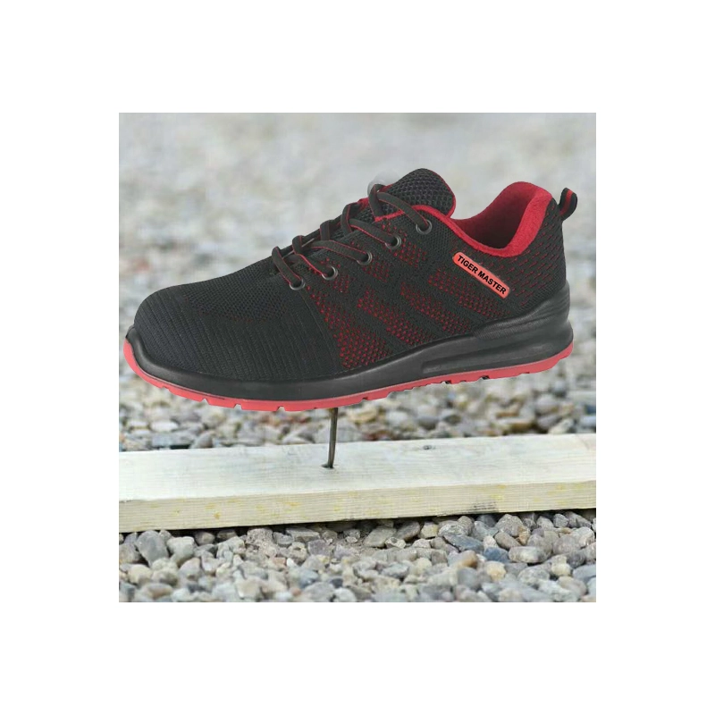 China SP001 fiberglass toe kevlar insole sport work shoes safety manufacturer
