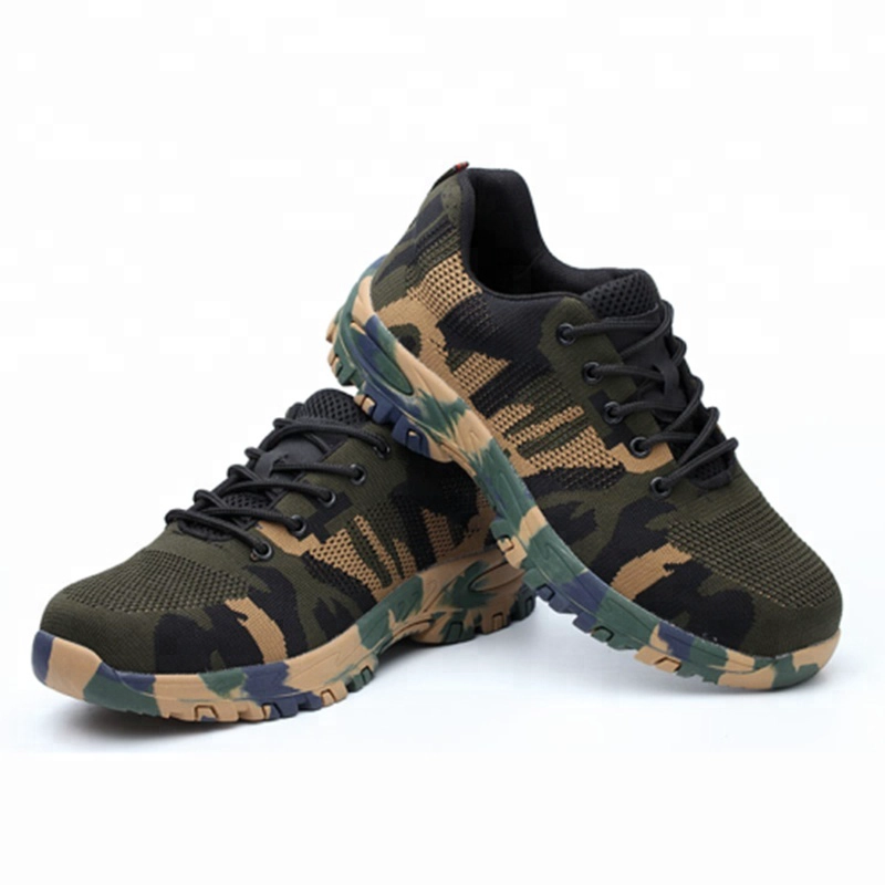 China SP008 New style rubber sole army tactical waterproof hiking safety shoes manufacturer