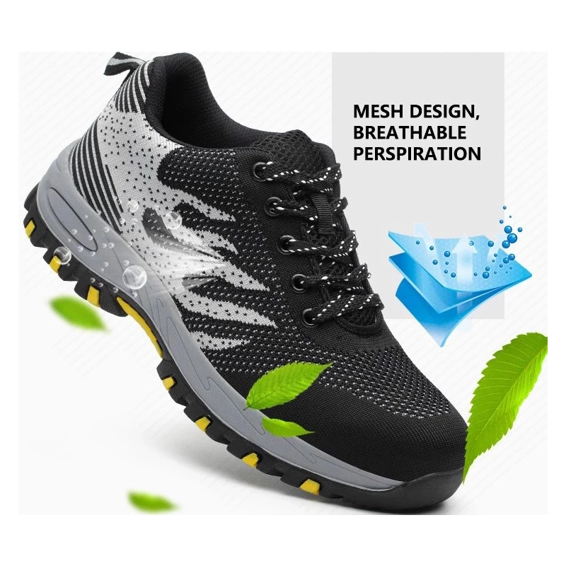 porcelana SP011 Zapato de seguridad deportivo antideslizante con suela de goma antideslizante y suela de goma negra fabricante
