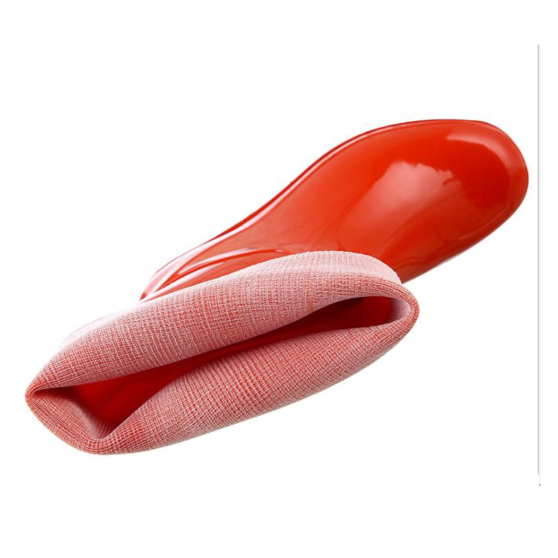 Cina Stivali da pioggia in pvc da donna impermeabili SQ-615 con nastro riflettente produttore