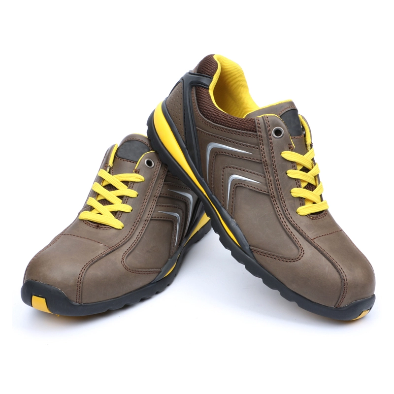 China SRS003 cemented rubber sole sport hiking safety shoes manufacturer