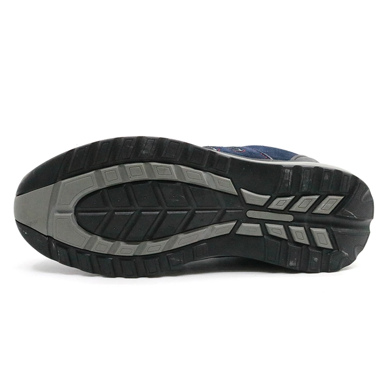 China SRS005 suede leather rubber sole steel toe sport safety shoes for work manufacturer