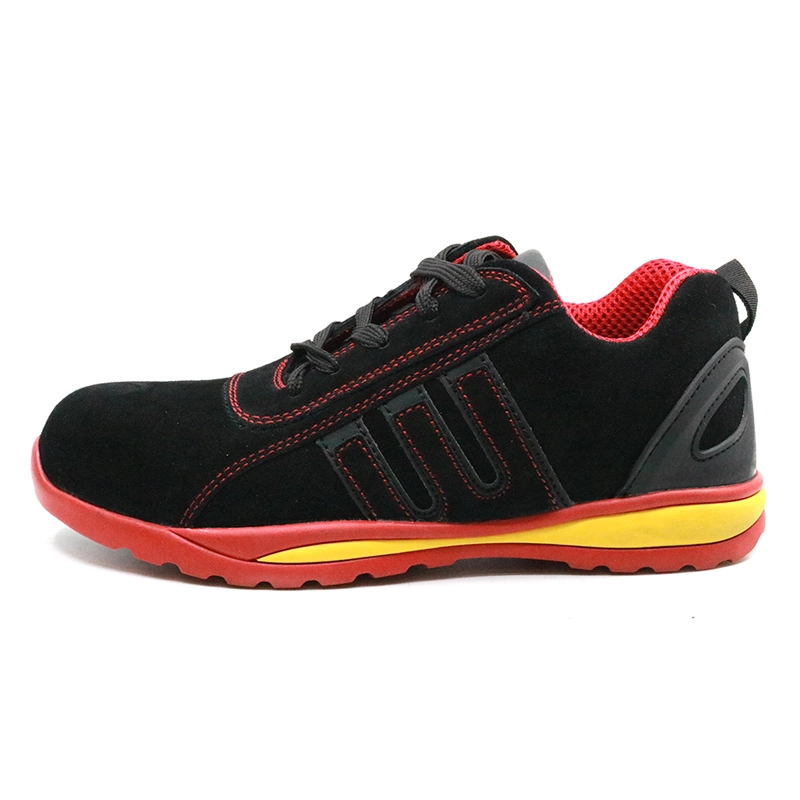 China SRS006 abrasion resistant steel toe sport type ladies safety shoes manufacturer