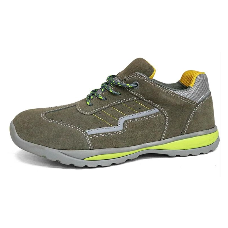 China SRS007 Abrasion resistant non slip fashion sport safety shoes steel toecap manufacturer