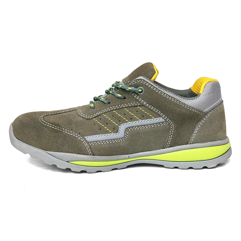 China SRS007 Abrasion resistant non slip fashion sport safety shoes steel toecap manufacturer