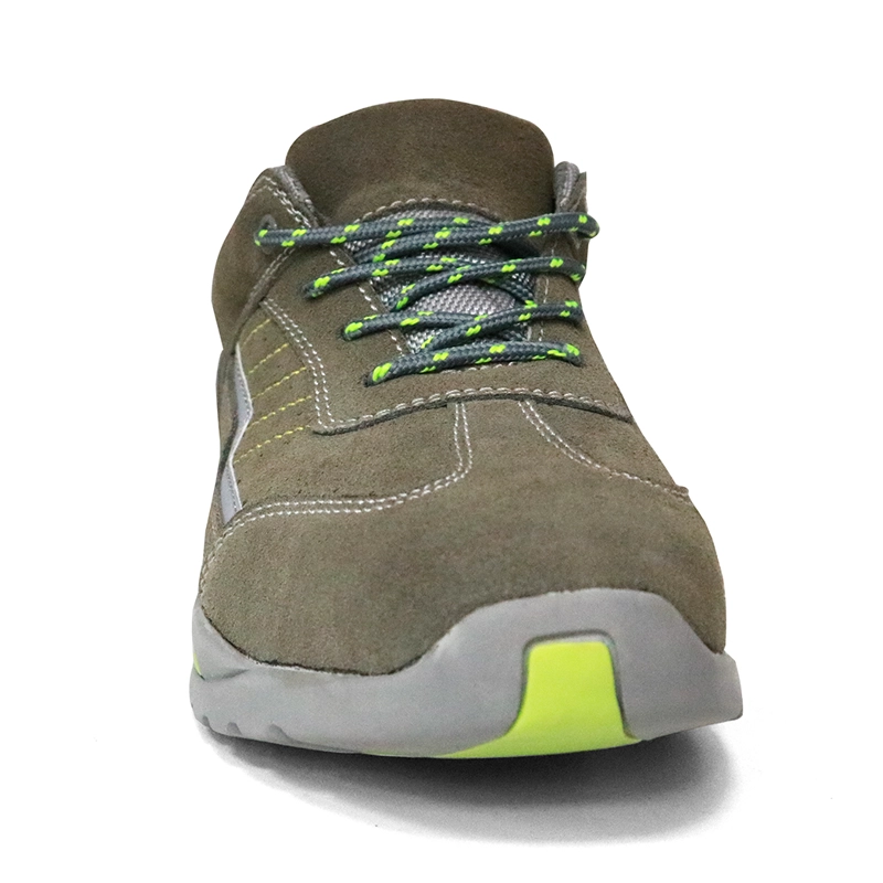 China SRS007 Abrasion resistant non slip fashion sport safety shoes steel toecap manufacturer