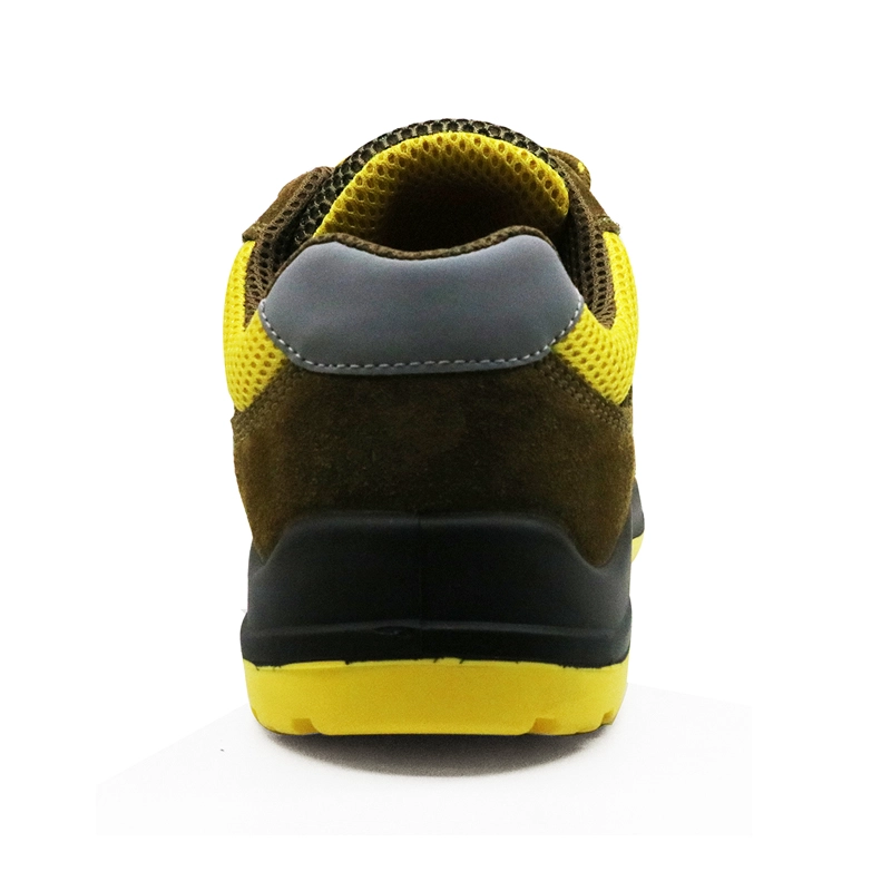 China SU027 new style oil resistant suede leather fashionable sport type safety shoe manufacturer
