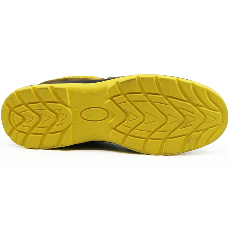 China SU027 new style oil resistant suede leather fashionable sport type safety shoe manufacturer