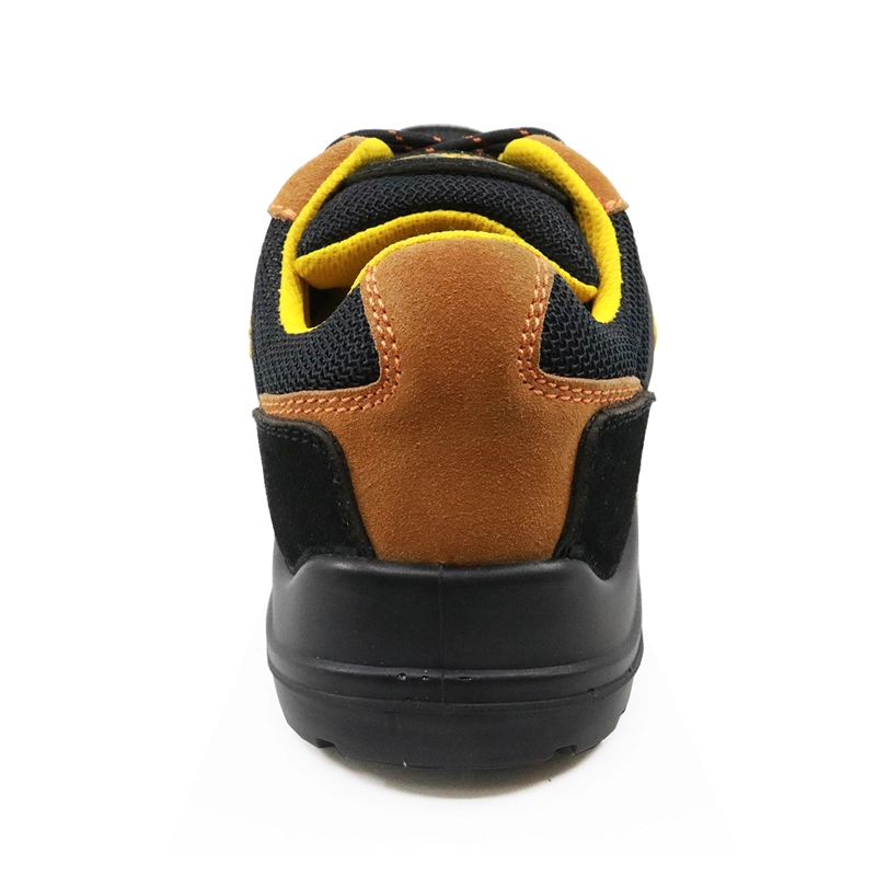 中国 SU028 Anti static suede leather plastic toe cap work shoes safety 制造商