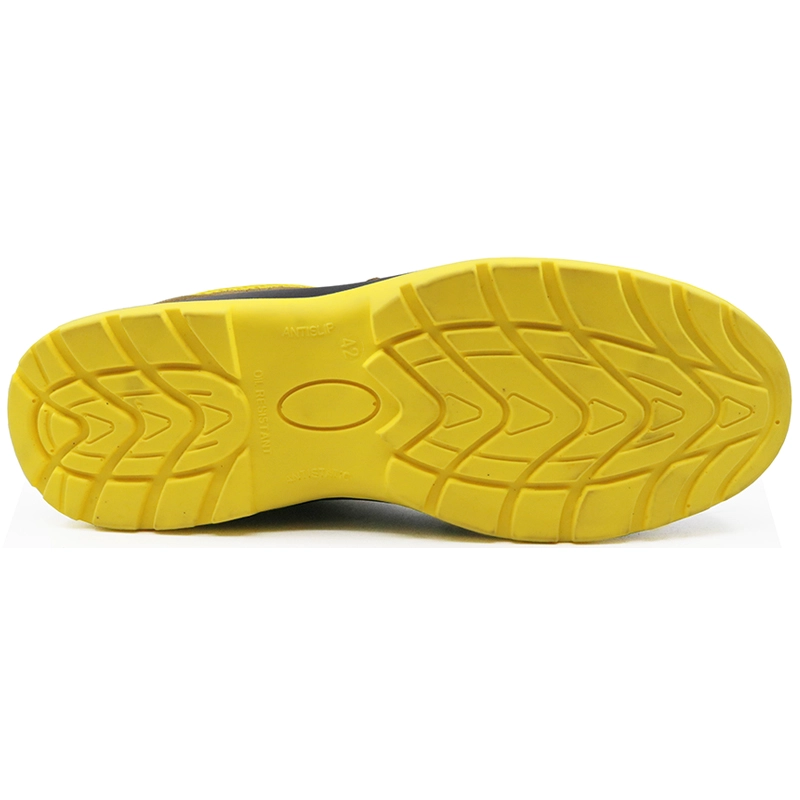 中国 SU029 PU injection suede leather plastic toecap sport safety shoes for work 制造商