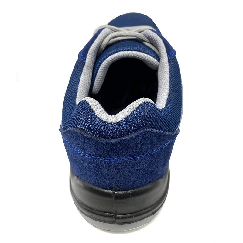China SU035 Anti slip suede leather composite toe puncture proof sport safety shoes manufacturer