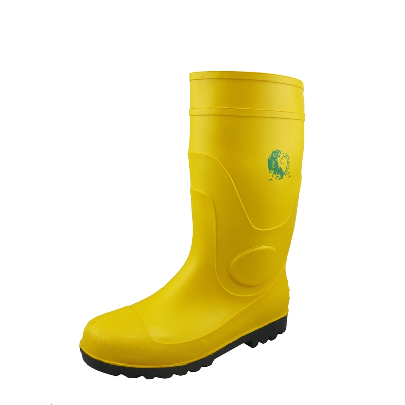 China TIGER MASTER brand CE standard heavy duty yellow wellington boots manufacturer