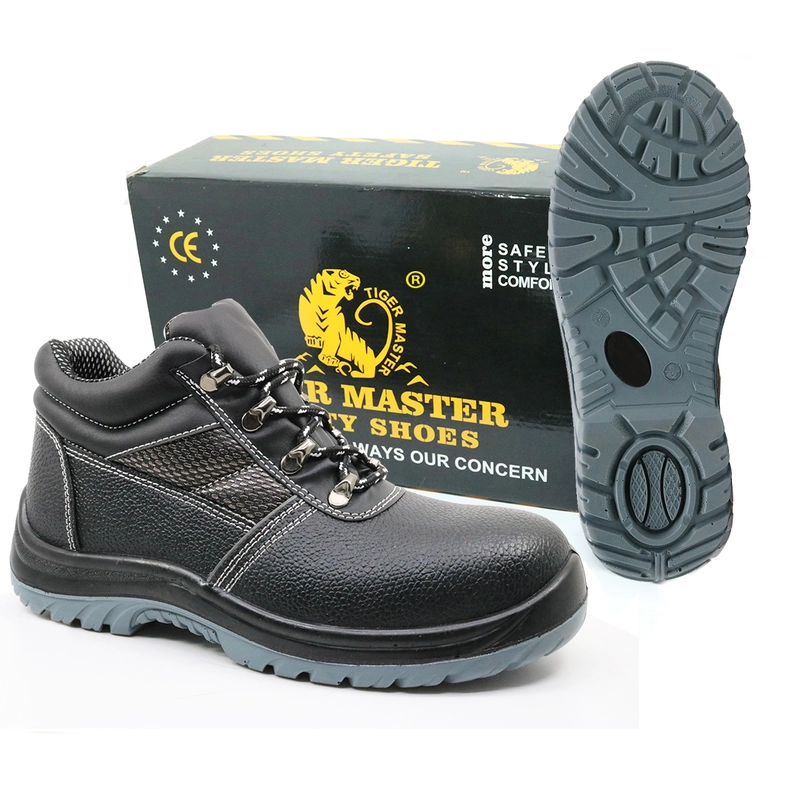 China TM003 Waterproof anti static steel toe puncture proof tiger master safety shoes S3 SRC manufacturer