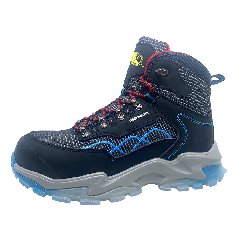 China TM1022 Non-slip TPU sole anti puncture lightweight sport safety shoes fiberglass toe manufacturer