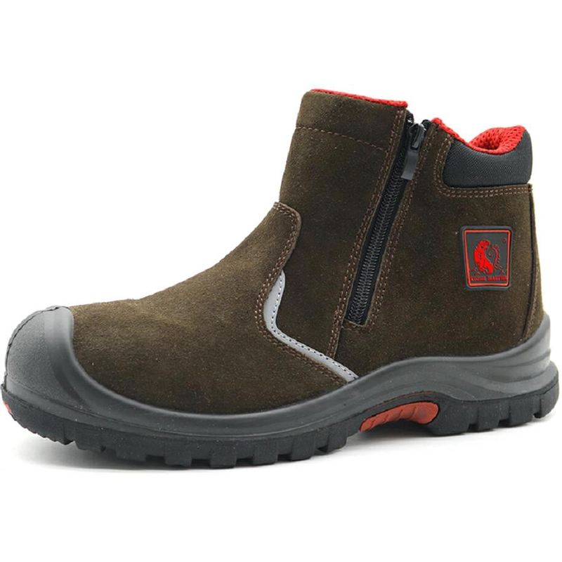 China TM103 Oil acid proof anti slip steel toe prevent puncture sport safety shoes without laces manufacturer