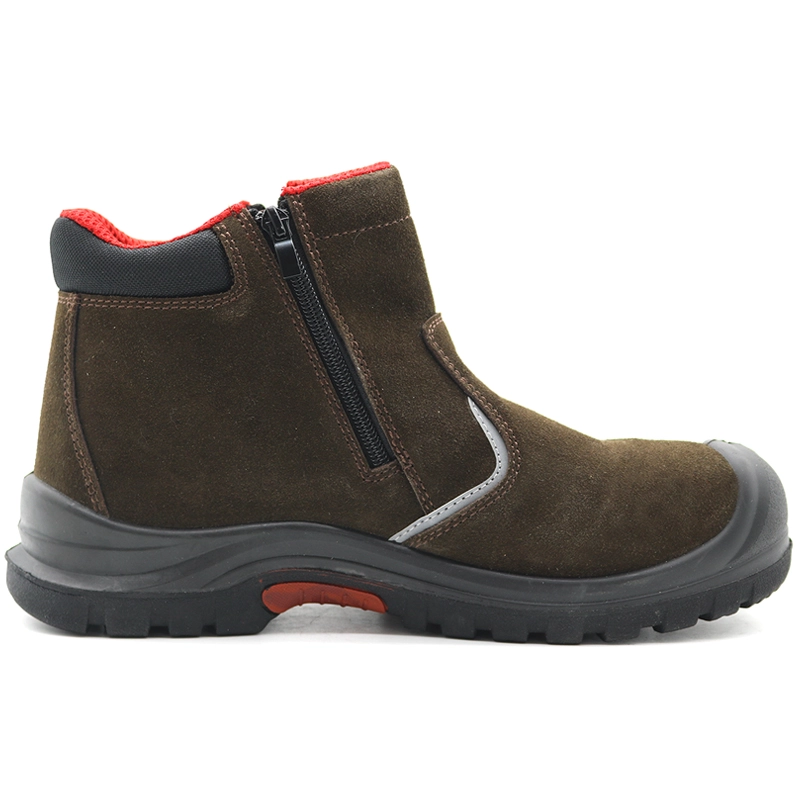 China TM103 Oil acid proof anti slip steel toe prevent puncture sport safety shoes without laces manufacturer