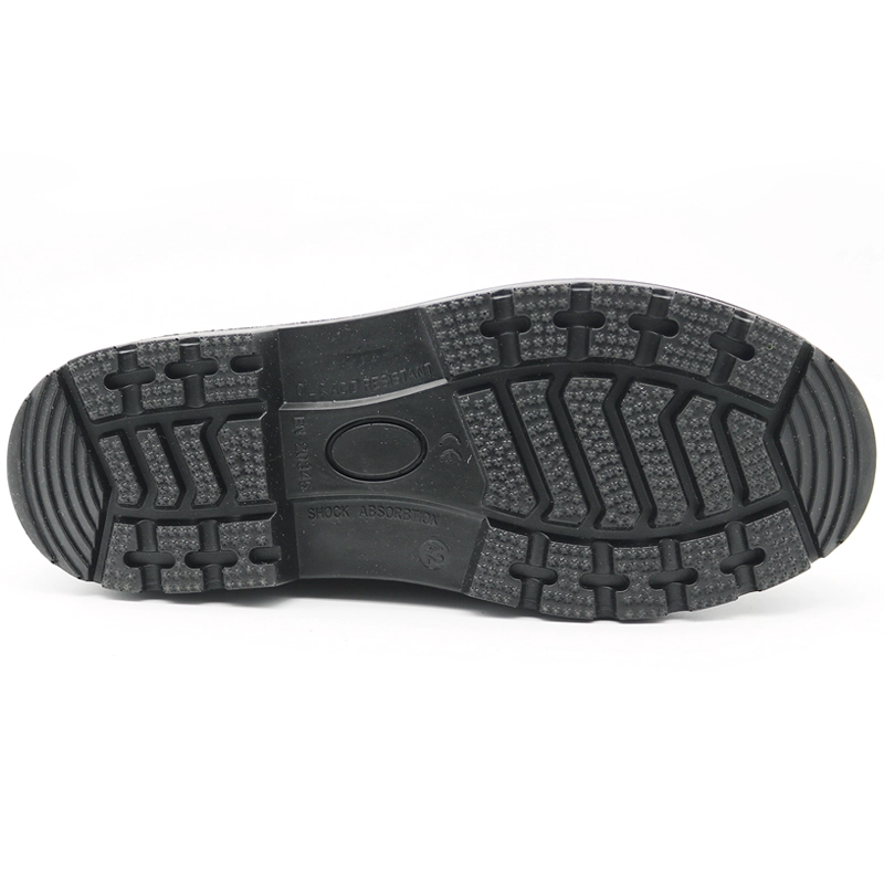 China TM1601 Oil acid resistant non-slip steel toe mid-plate industrial safety boots manufacturer