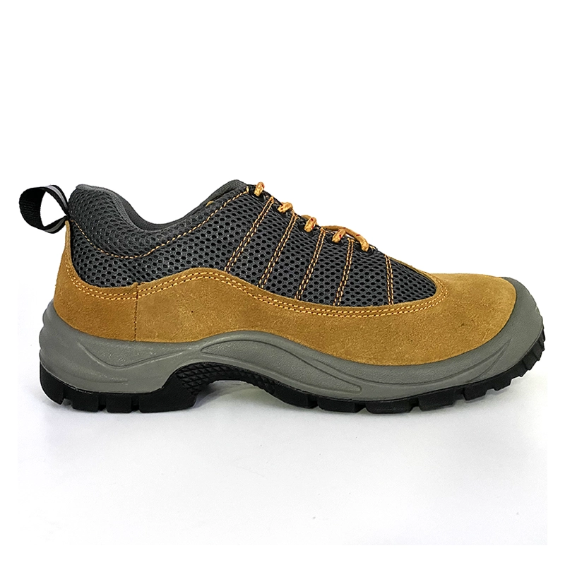 China TM203 Oil slip resistant suede leather steel toe cheap safety work shoes manufacturer