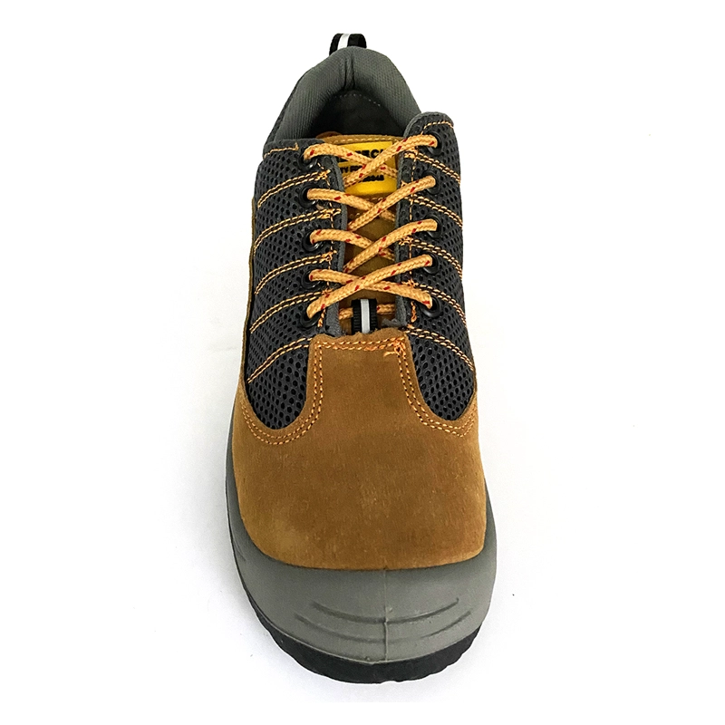 China TM203 Oil slip resistant suede leather steel toe cheap safety work shoes manufacturer