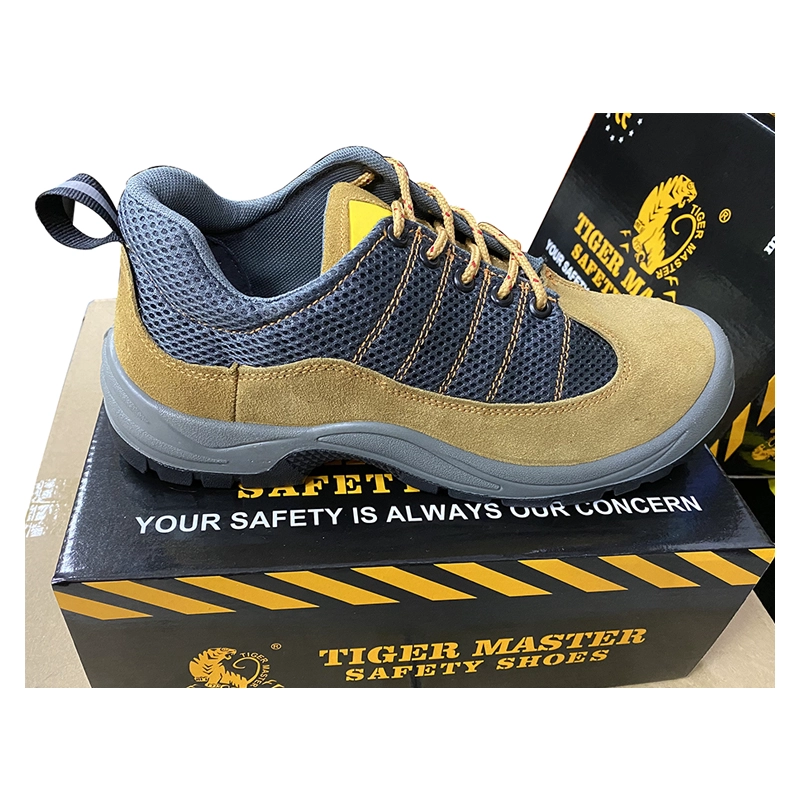 China TM203 Oil slip resistant suede leather steel toe cheap safety work shoes manufacturer
