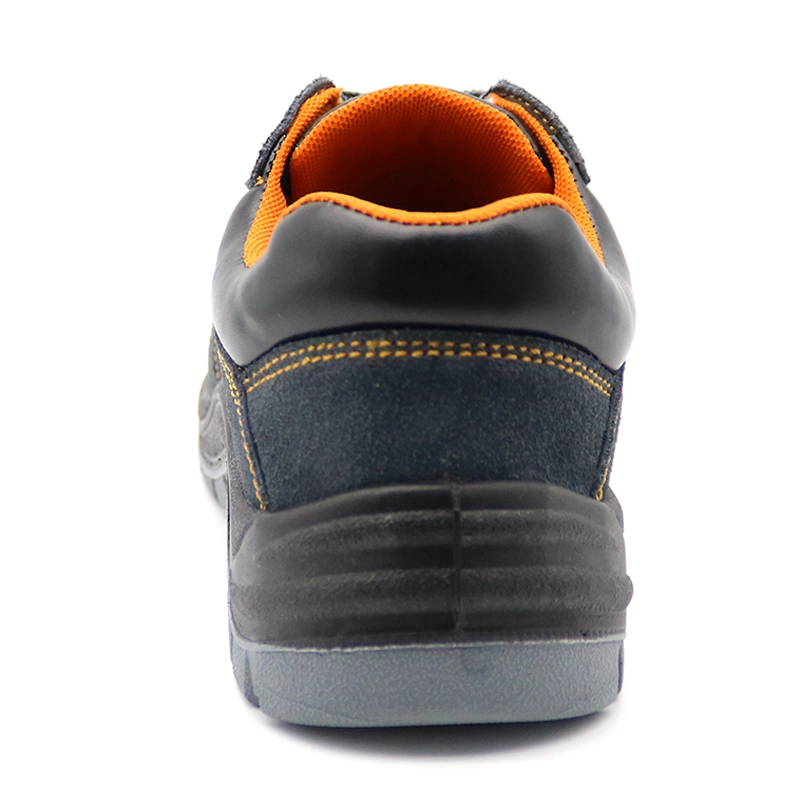 China TM206 Anti slip suede leather puncture proof sport work shoes steel toe manufacturer
