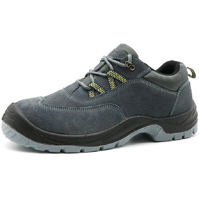 China TM2016 Anti slip suede leather steel toe prevent puncture sport type safety shoes manufacturer
