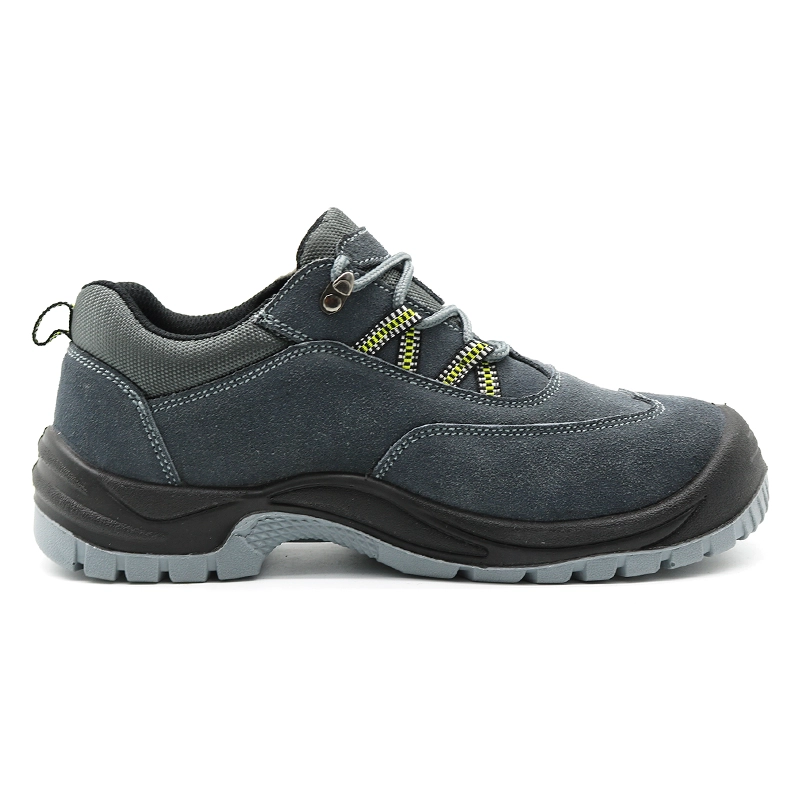 China TM2016 Anti slip suede leather steel toe prevent puncture sport type safety shoes manufacturer