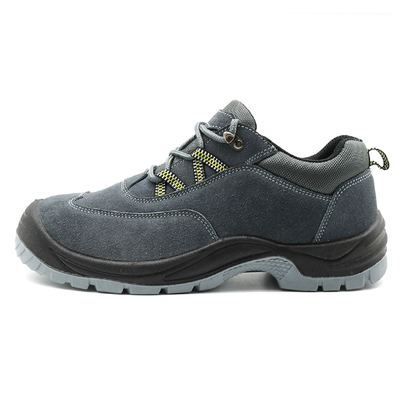 China TM2016 Anti slip suede leather steel toe prevent puncture sport type safety shoes manufacturer