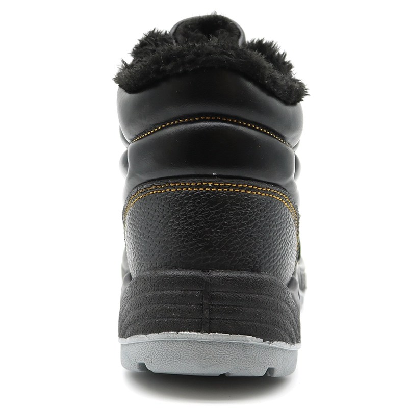 China TM2017 Anti slip prevent puncture fur lining winter safety shoes steel toe cap manufacturer