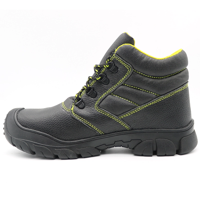 中国 TM3005 Oil acid resistant anti slip rubber sole steel toe prevent puncture leather safety shoes 制造商