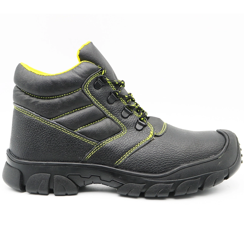 中国 TM3005 Oil acid resistant anti slip rubber sole steel toe prevent puncture leather safety shoes 制造商