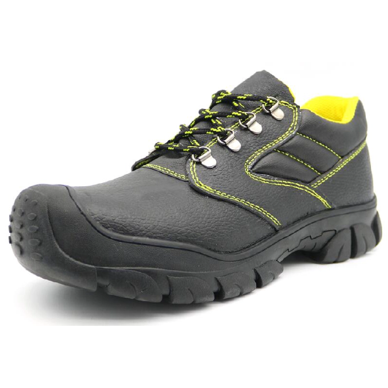 China TM3006 Low ankle anti slip steel toe prevent puncture leather oil field work shoes manufacturer