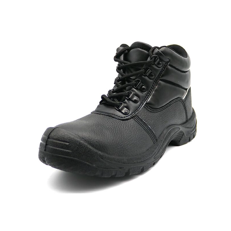 China TM3010 antislip goedkope zwarte industriële veiligheidsschoenen stalen neus fabrikant
