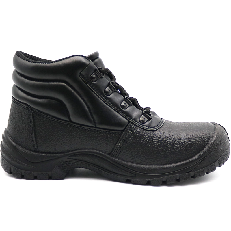 China TM3010 antislip goedkope zwarte industriële veiligheidsschoenen stalen neus fabrikant