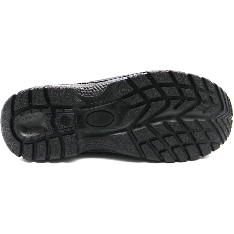 China TM3010 antislip goedkope zwarte industriële veiligheidsschoenen stalen neus fabrikant