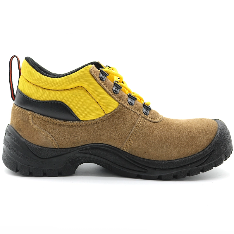 China TM3017 Anti slip steel toe puncture resistant cheap suede leather safety shoes to nigeria manufacturer