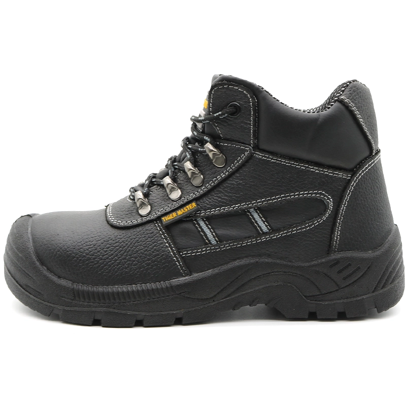 China TM3019 tiger master anti slip puncture proof wide steel toe cap safety shoes industrial manufacturer