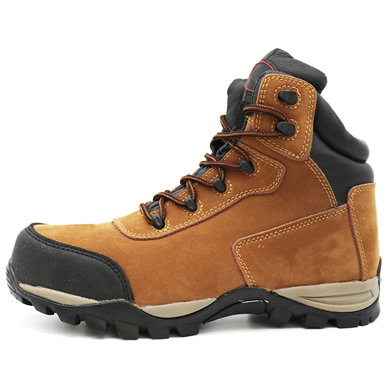 China TM5003 Oil resistant eva rubber sole suede leather lining oil field safety boots steel toe manufacturer