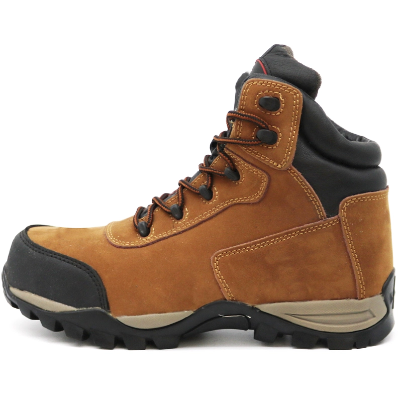 China TM5003 Oil resistant eva rubber sole suede leather lining oil field safety boots steel toe manufacturer