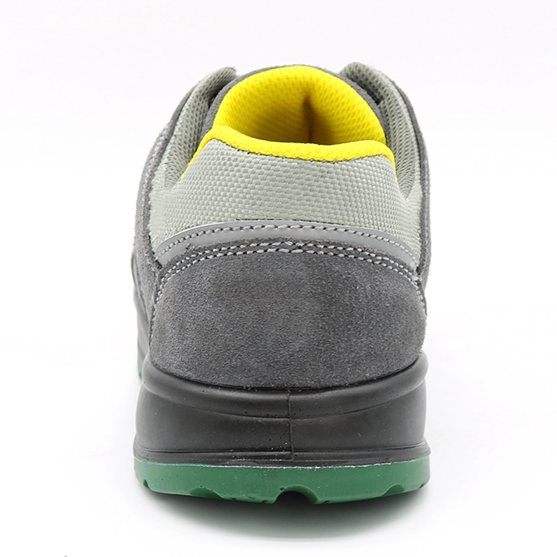 China TM5008 Anti slip oil resistant suede leather fashionable non safety men women sport shoes manufacturer
