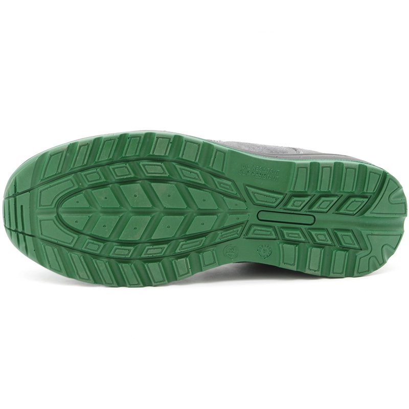 China TM5008 Anti slip oil resistant suede leather fashionable non safety men women sport shoes manufacturer