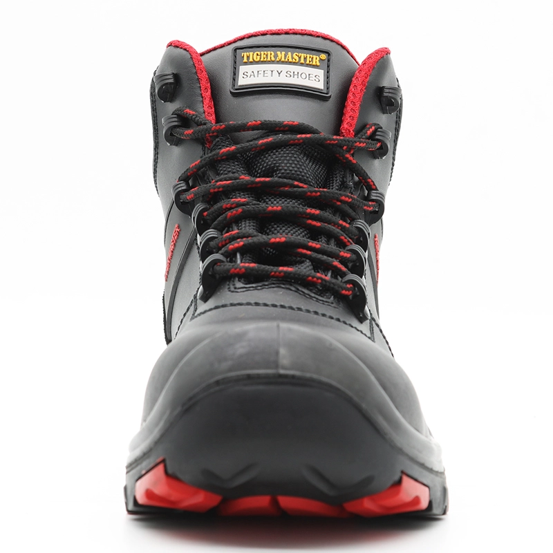 China TM108 Oil acid proof heat resistant anti puncture soft rubber safety shoes composite toe manufacturer